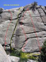 Peña del Tejo inferior churriclimbing: Escalada en Valdemanco - Peña del Tejo inferior churriclimbing: