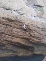 Psicobloc Albir: Foto de la zona a la que se llega por el sendero que hay 300m pasado túnel. Escalada en Sierra Helada - Psicobloc Albir: Foto de la zona a la que se llega por el sendero que hay 300m pasado túnel.