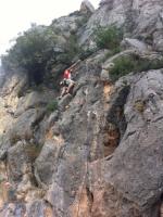 Adri en Basilus: Escalada en Castellet de Polop - Adri en Basilus: