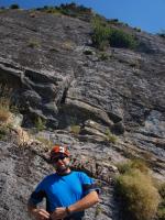 Comienzo de la Capricornio: Escalada en Forronías - Comienzo de la Capricornio: