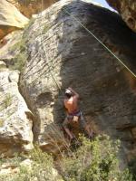 Escalada en La Mola de Montesa - xus saliendo de 2�: 