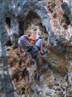 Escalada en Pe�a Mar�a - Tensando tendones: 