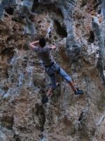 Escalada en Pe�a Mar�a - Merli a tope!!: 