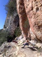 el jortx descansant al banquet: Escalada en Tallat Roig - el jortx descansant al banquet: