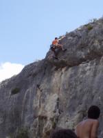 Escalada en Barranquet de Ferry - Sur del lagarto 6a+: 