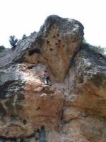 Techo Gruyer: Escalada en Valeria - Hoz del río Gritos - Techo Gruyer: