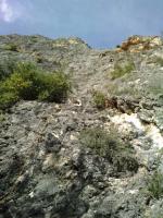 Escalada en Guadalest - Arc de St Mart�: 35 metrazos de v�a en Penya Alcala