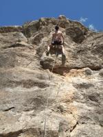 Escalada en Cuchillo: Jesús apretando (no demasiado) en Cuchillo Escalada en Cuchillo - Escalada en Cuchillo: Jesús apretando (no demasiado) en Cuchillo