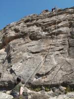 El cuchillo de Manola: Jesús encadenando este quinto disfrutón. Escalada en Cuchillo - El cuchillo de Manola: Jesús encadenando este quinto disfrutón.