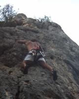 forats: Escalada en Pego - forats: