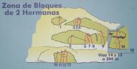 Zona de Bloques de 2 Hermanas: Escalada en Peñalara - Zona de Bloques de 2 Hermanas: