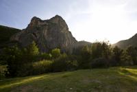 Peña María: Vista de la peña María desde el parquing Escalada en Peña María - Peña María: Vista de la peña María desde el parquing