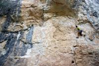 Escalada en Valeria - Hoz del r�o Gritos - El desmontador: En este viaje me ha tocado recuperar unas cuantas express. Pero en este caso ha valido la pena. Pedazo de v�a!!!