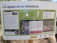 Escalada en Manzanera - Cartel a pie de carretera: 
