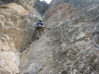 Escalada en Bu�ol Sierra de Malacara - Jose abriendo V�a: 