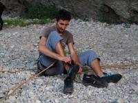 Escalada en Pe�a Mar�a - Merli se prepara: 