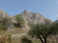 Escalada en Pe��n el Divino - Vista general del pe��n del Divino: 