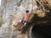 Escalada en Barranquet de Ferry - salida de La picha un lio: 