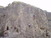 Escalada en Barranquet de Ferry - pared derecha: 