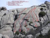 CANCHO ALBALÁ SECTOR DERECHO: Escalada en Valdemanco - CANCHO ALBALÁ SECTOR DERECHO: