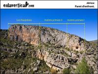 Sectores Jérica Paret d\'Enfront: Escalada en Jérica - Sectores Jérica Paret d\'Enfront: