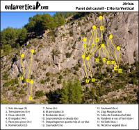 Sector l\'Horta Vertical: Escalada en Jérica - Sector l\'Horta Vertical: