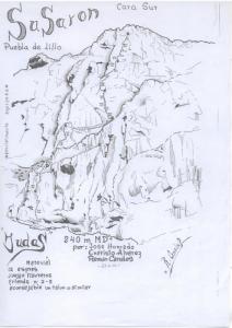 Primera vía que fue abierta en el Pico. Aproximación de unos 30 minutos. Descenso andando.