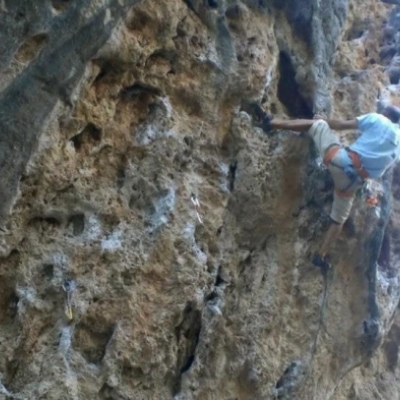 Talonando para reposar un poquito