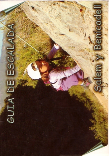Guía de escalada Salem y Benicadell - Guía con croquis y reseñas, en blanco y negro, extraidos directamente del la web www.denivel.com