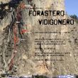 Croquis de la vía Forastero Vidigonero - Reseña sobre fotografía a color de la vía del Paredón del Alguacil, Forastero Vidigonero.